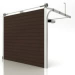 porta basculante garage con necessità di essere regolata